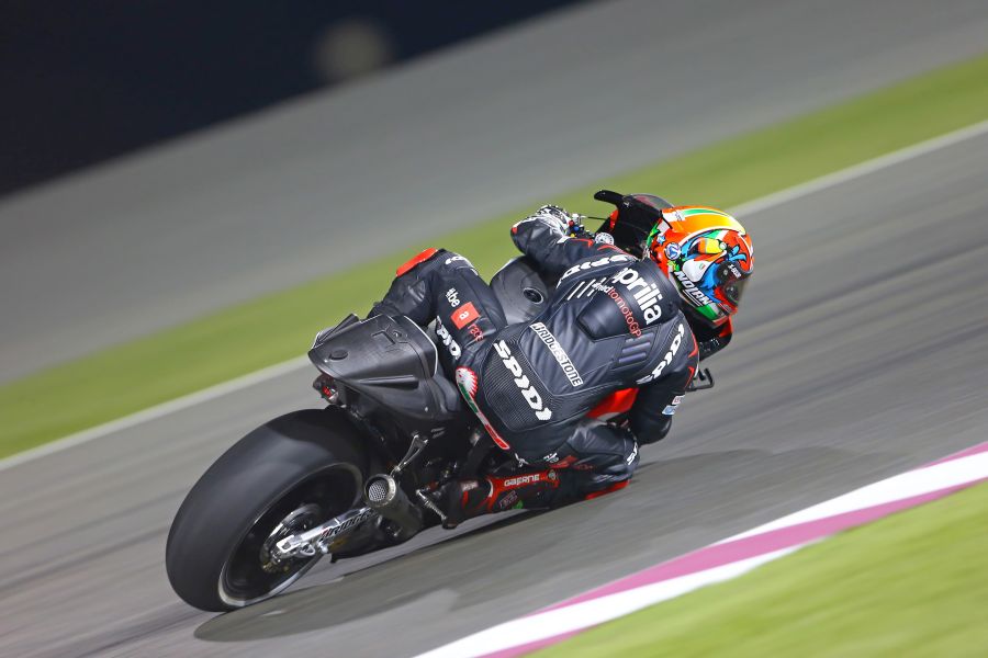 Marco Melandri MotoGP Fonte Aprilia libera