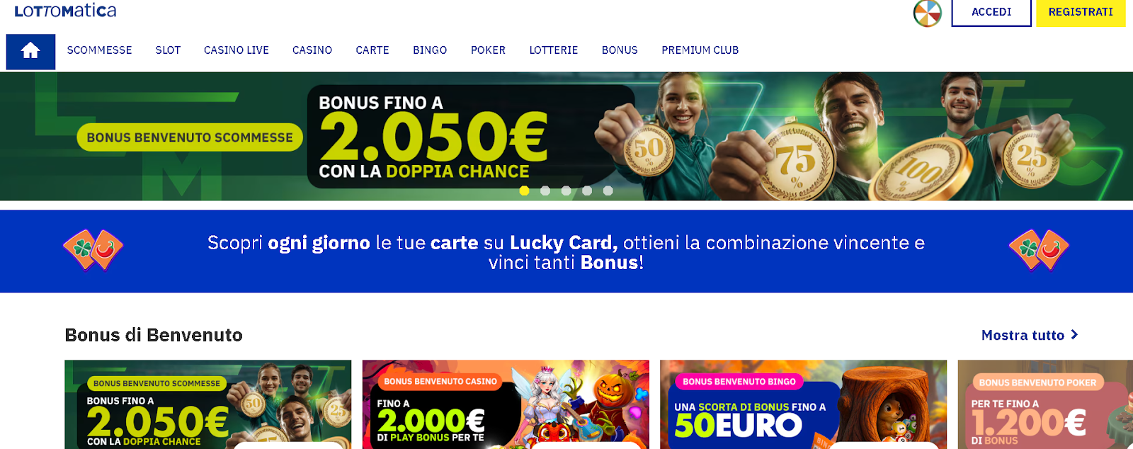 Screenshot Lottomatica