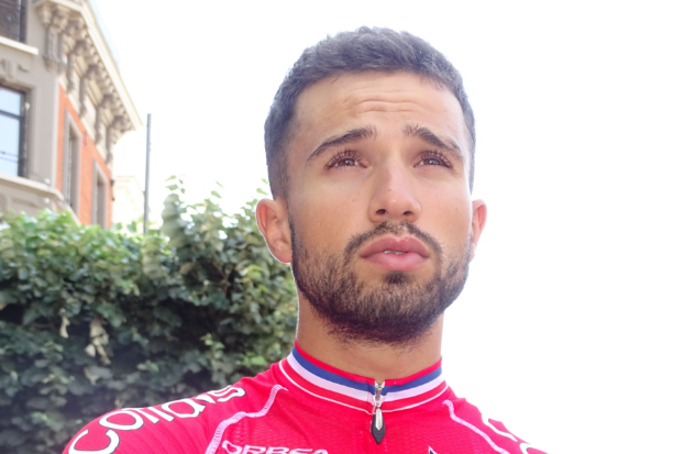 Nacer Bouhanni - Jérémy-Günther-Heinz Jähnick / Antwerpen - Tour de France, étape 3, 6 juillet 2015, départ (039) / Wikimedia Commons, via Wikimedia Commons