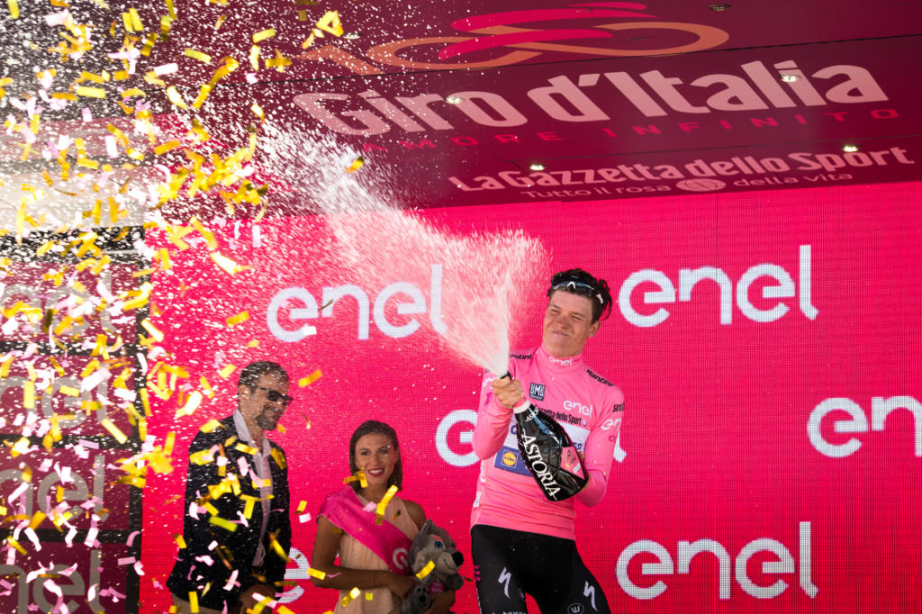 Classifica generale Giro d'Italia 2017 sesta tappa. Bob Jungels in