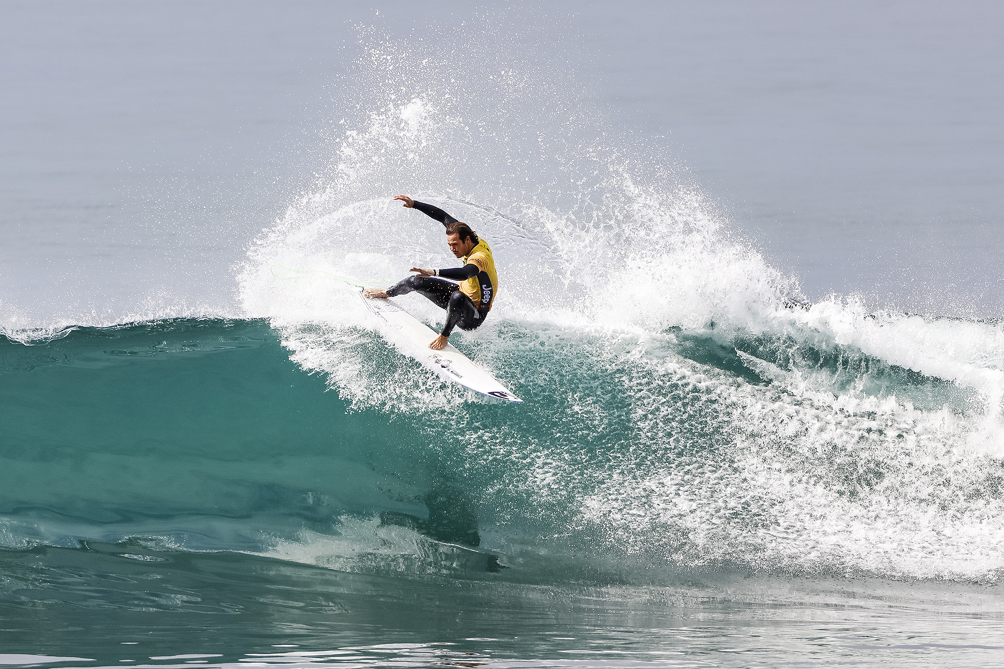 Jordy Smith non si tira indietro quando si tratta di sventagliare un lip