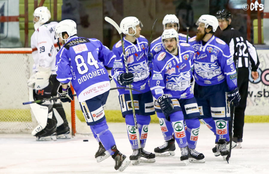 Hockey ghiaccio, Alps League 2022 2023: Cortina regola il Klagenfurt e vola in classifica