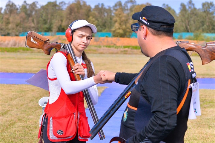 Tiro a volo_Semianova Daria_Alberto Fernandez_ISSF