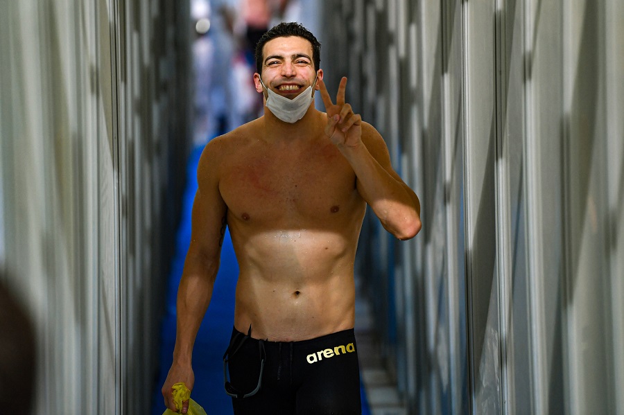 Video Gabriele Detti Alle Olimpiadi Di Tokyo Punto A Nuotare I 400 Sl In 3 41 Oa Sport