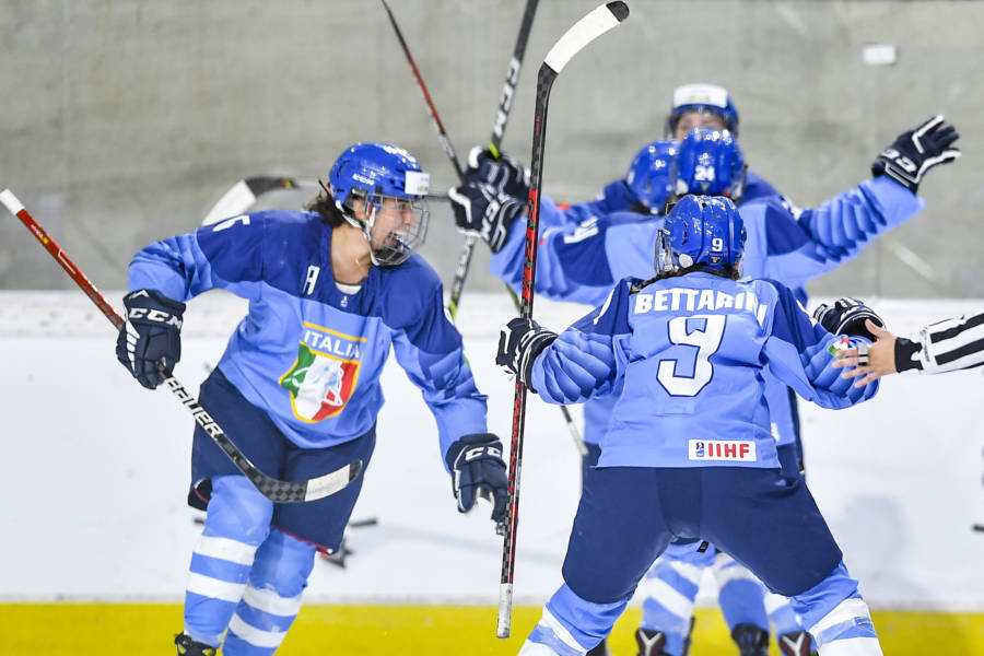 Italia hockey ghiaccio femminile credit Diego Barbieri FISG