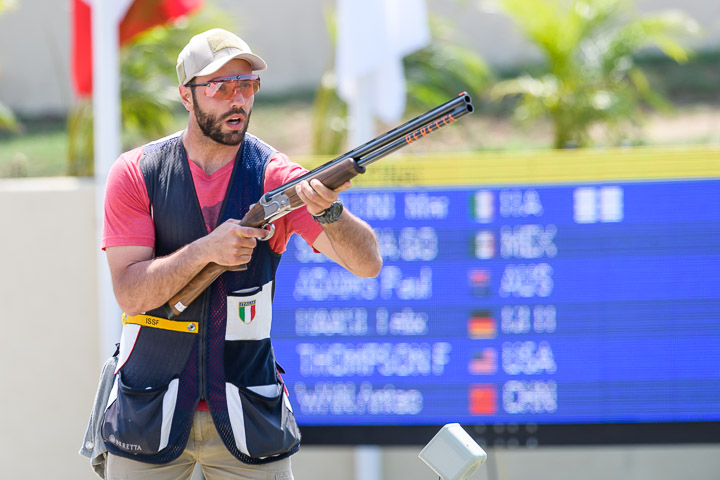 Tiro a volo, Coppa del Mondo Baku 2024: Sablone e Sodi secondi dopo la prima giornata delle qualificazioni dello skeet