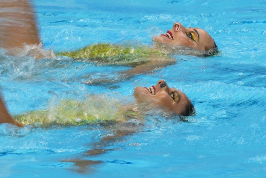 Nuoto artistico, Linda Cerruti e Costanza Ferro sono terze nella gara di duo libero, trionfa l’Ucraina