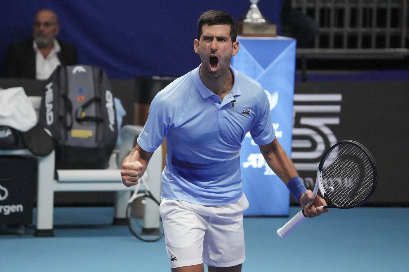 ATP Astana 2022, Novak Djokovic regola Botic van de Zandschulp e approda ai quarti di finale