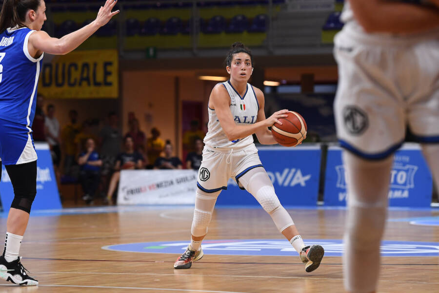 Basket femminile Qualificazioni Europei 2023 Italia con la