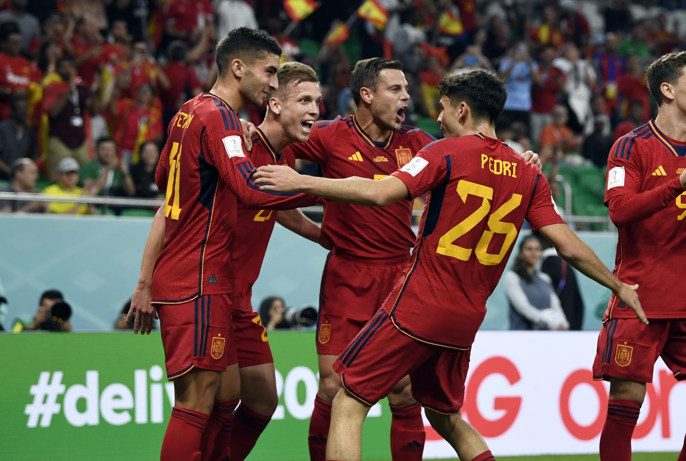 LIVE Marocco Spagna 0 0, Mondiali calcio 2022 in DIRETTA: Dani Olmo al volo manda alto