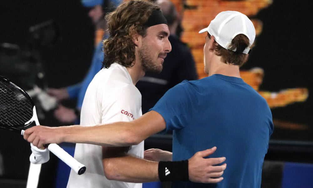 Jannik Sinner Stefanos Tsitsipas