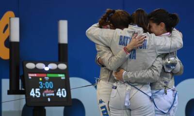 Battiston Criscio Mormile sciabola