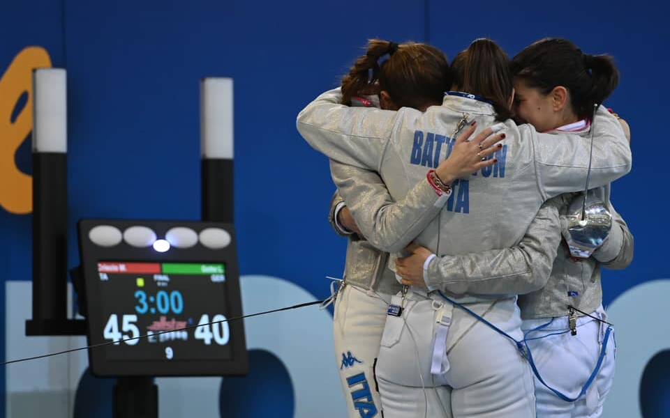 Battiston Criscio Mormile sciabola