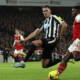 Botman del Newcastle contro l'Arsenal