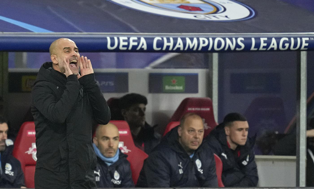Pep Guardiola in Champions League