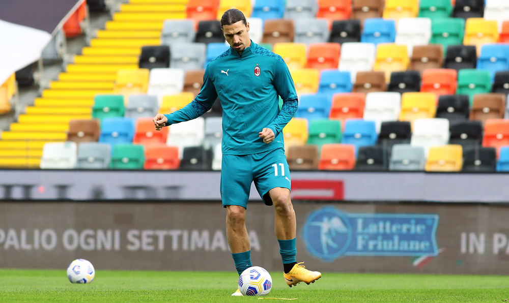 Ibrahimovic in campo a Udine