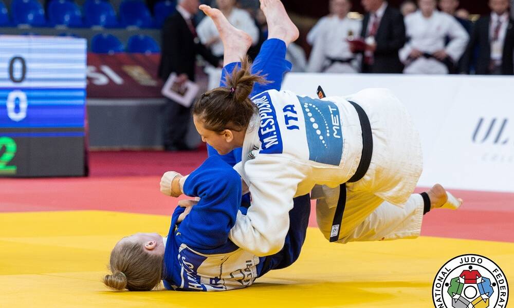 Photo of Judo, demure Martina Esposito and on the podium at the Grand Slam -70kg in Tbilisi!  – OA Sports