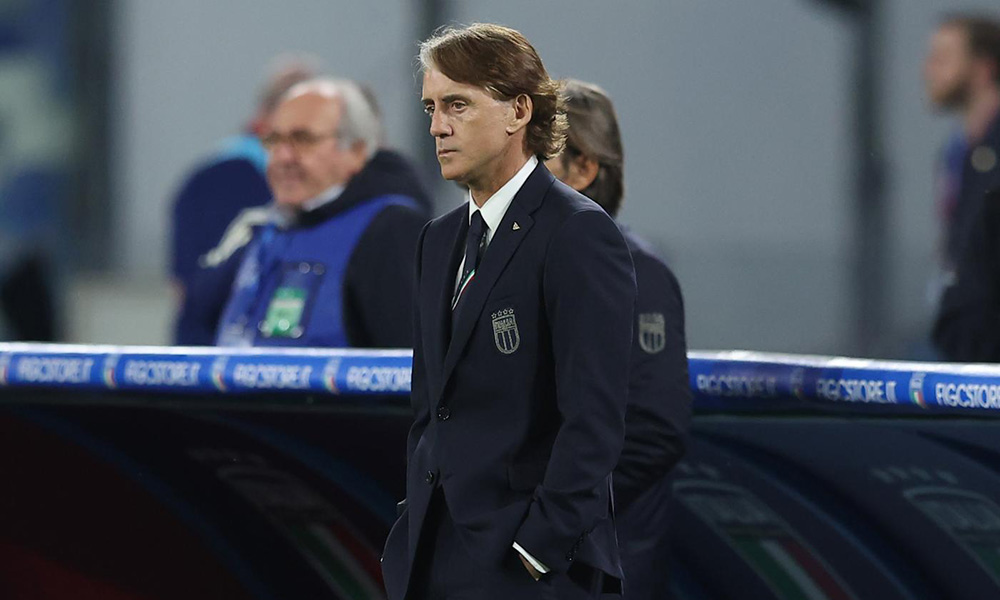 Roberto Mancini contro l'Inghilterra Euro 2024