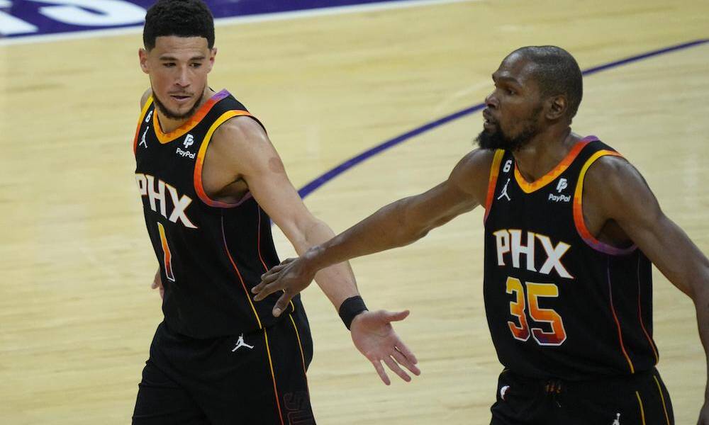 Devin Booker e Kevin Durant