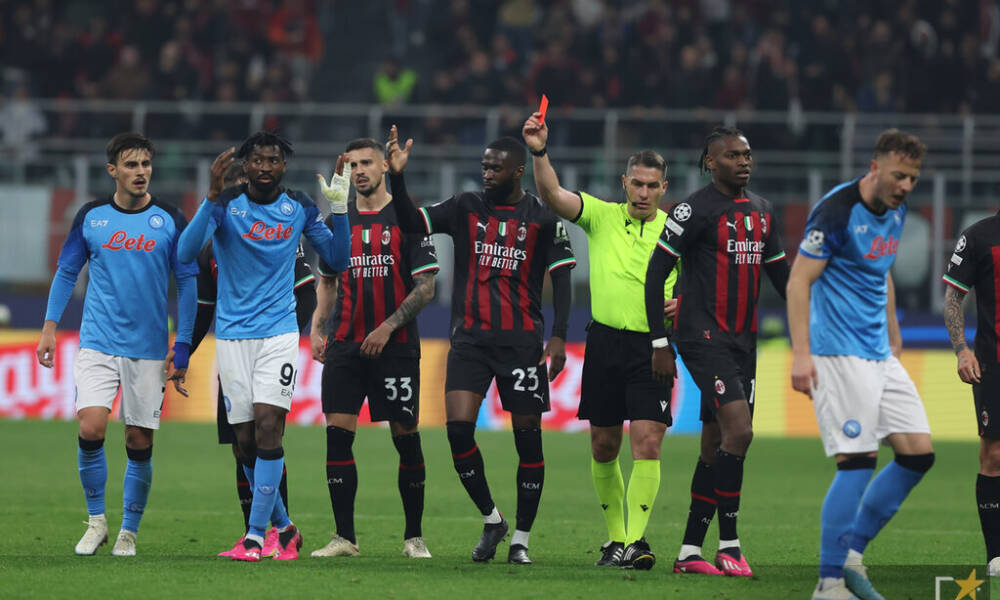 Football, UEFA Champions League 2023: Milan-Napoli 1-0.  Ben Nasser decides to go to the quarter-finals