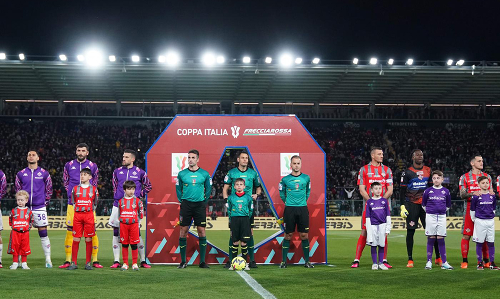 Cremonese - Fiorentina gara di andata delle semifinali della Coppa Italia 2022-23