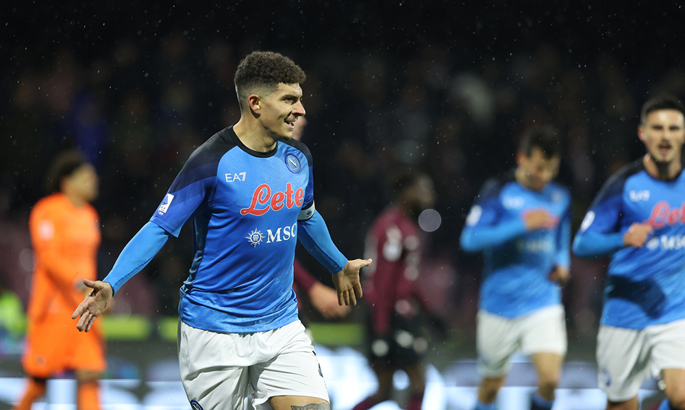 Giovanni Di Lorenzo in Salernitana-Napoli