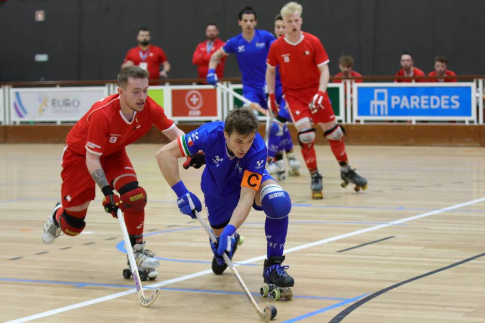 Hockey pista, Europei Under 23 l'Italia parte con il piede giusto