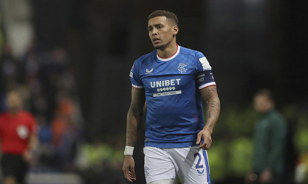 James Tavernier dei Rangers Glasgow