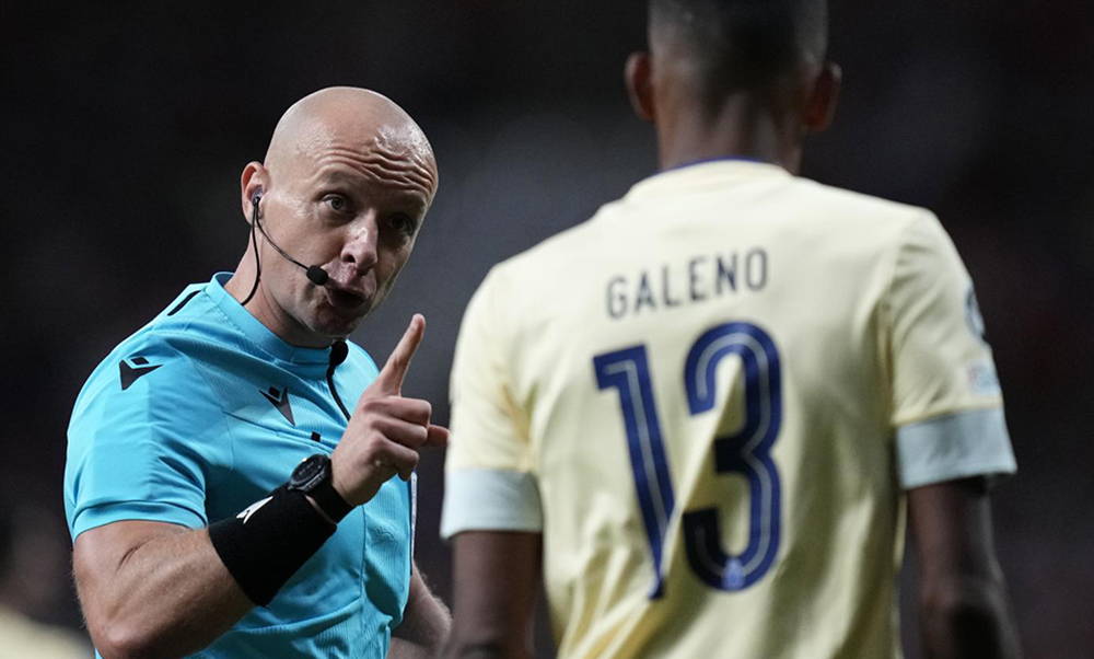 L'arbitro polacco Szymon Marciniak