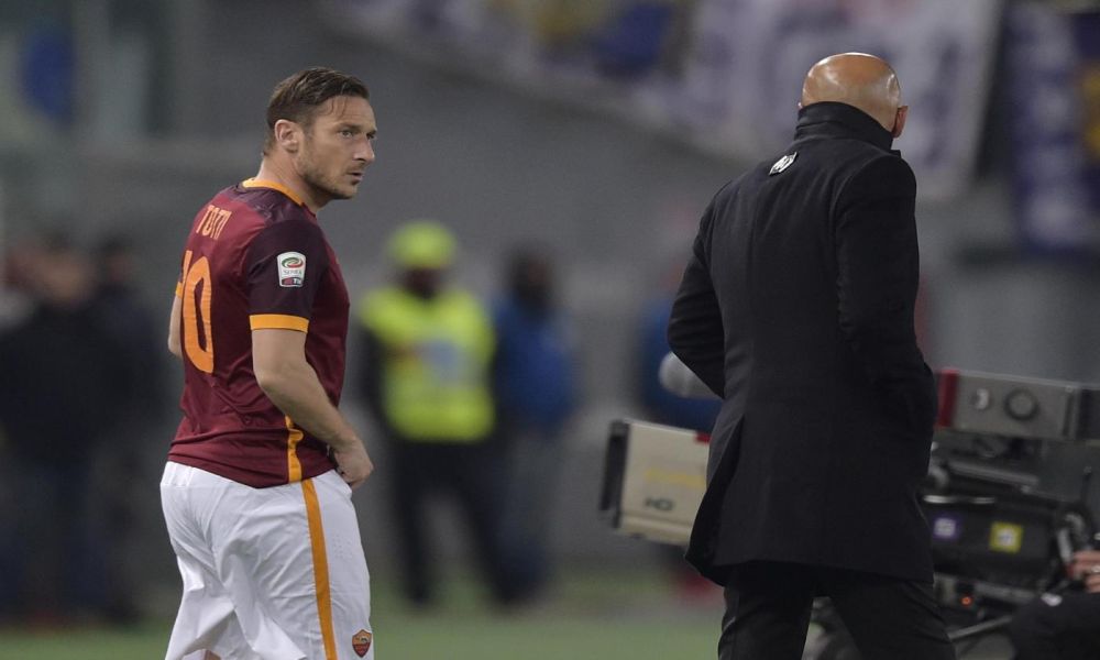 Totti e Spalletti (@ LaPresse)