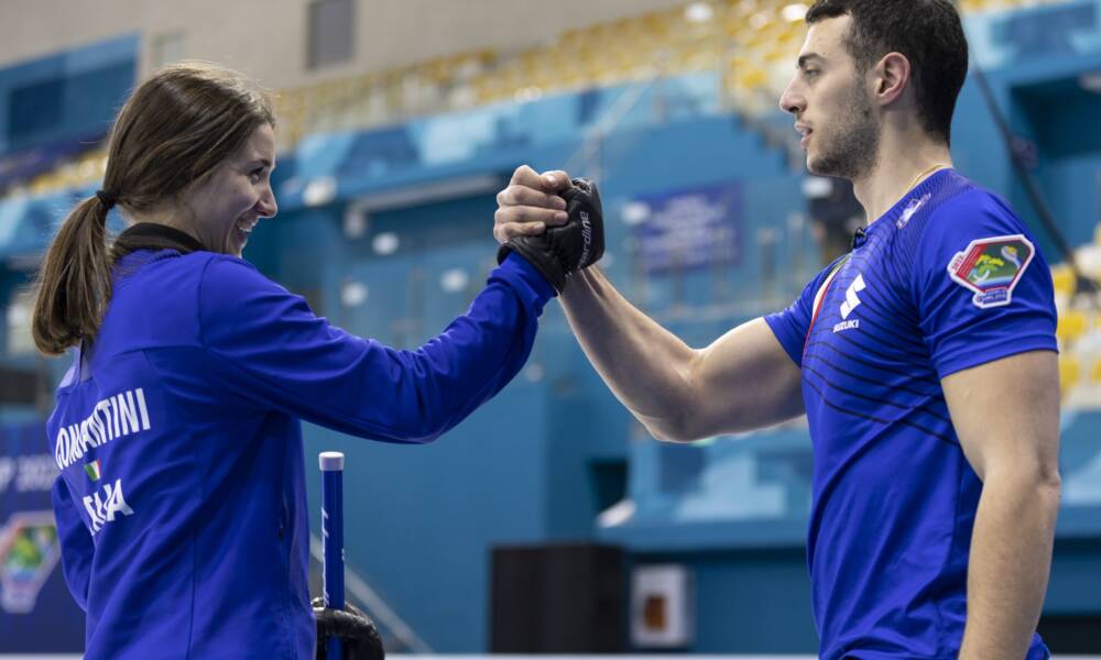 Curling, Italy heads up mixed doubles World Cup: Constantini and Arman beat Hungary