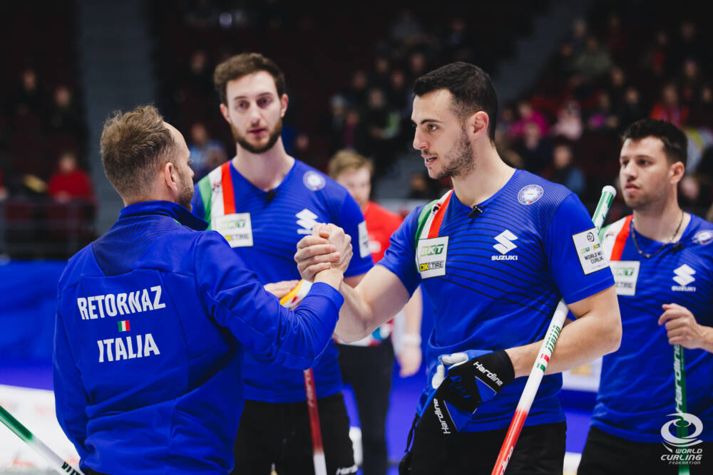 Curling, l’Italia travolge la Norvegia ed evita la Scozia nel playoff dei Mondiali