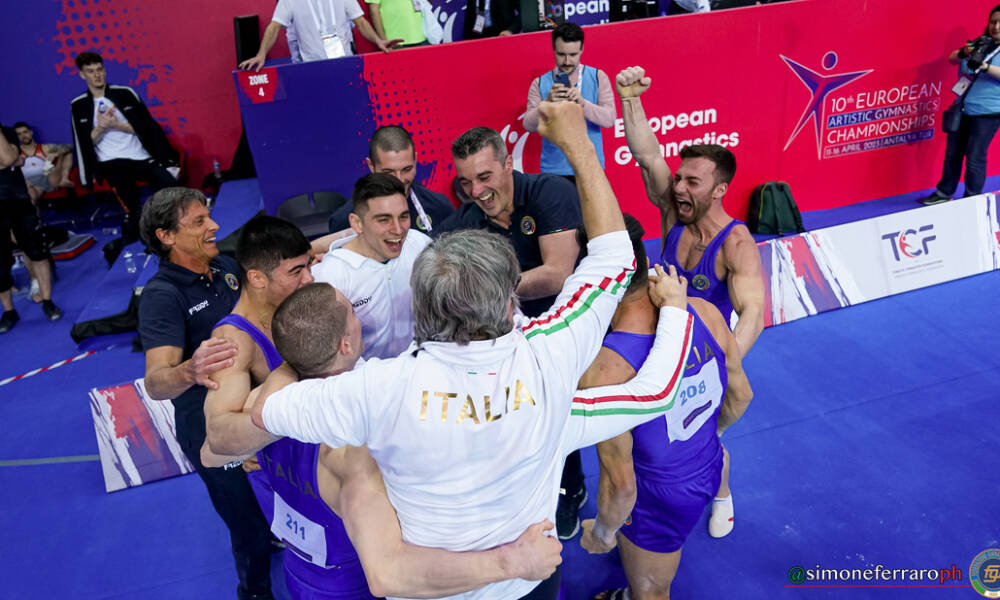 Ginnastica artistica, l’Italia maschile arriva ai Mondiali da campione d’Europa e alle Olimpiadi nel giro di 12 anni