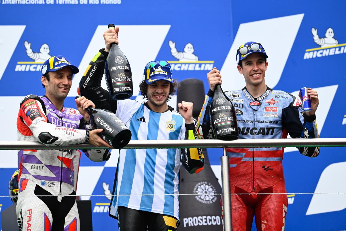 Marco Bezzecchi ALex Marquez Johann Zarco