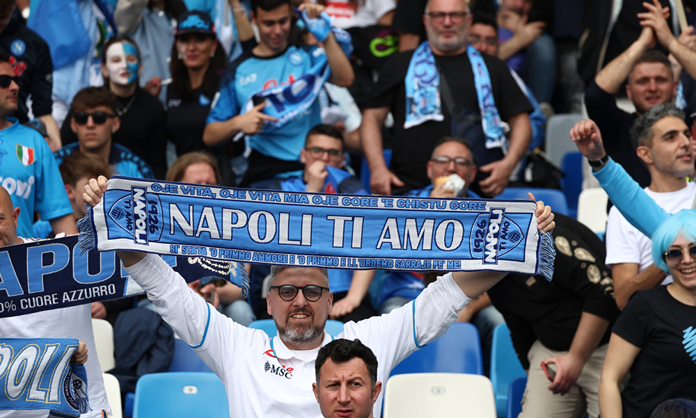 tifoso del Napoli