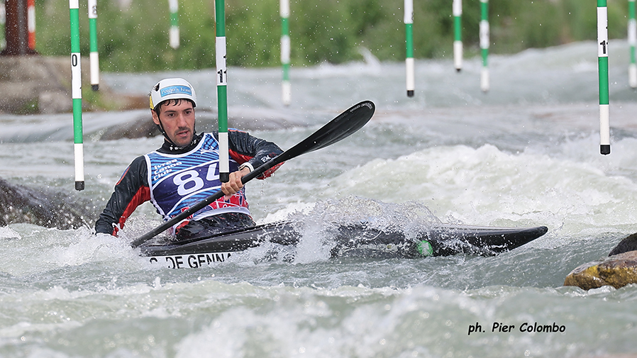 Canoa slalom, Giovanni De Gennaro si tinge d’oro ed è campione d’Europa a Tacen!