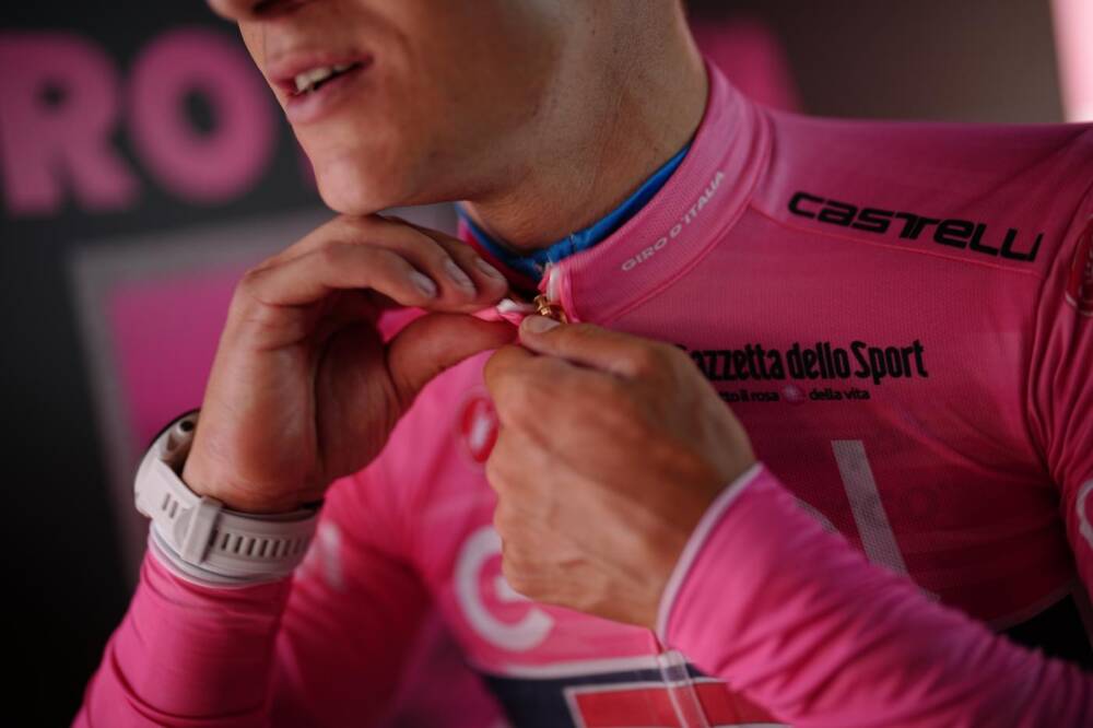 Remco Evenepoel maglia rosa