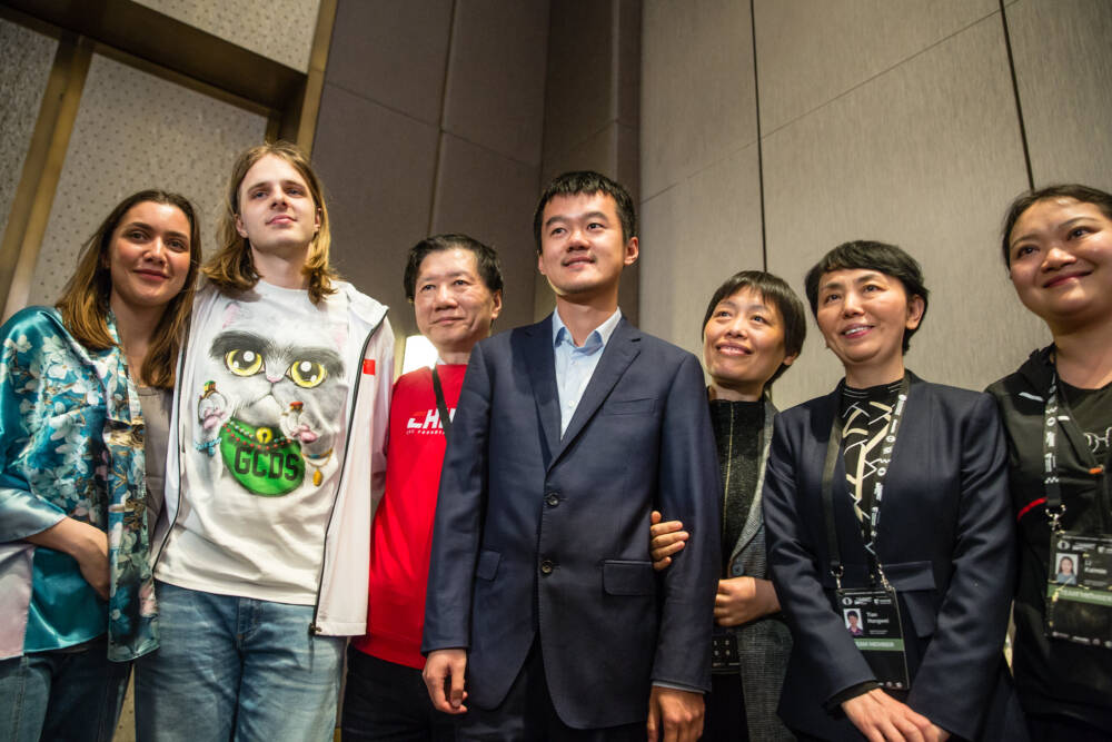 Ding Liren, famiglia, Xie Jun, Richard Rapport