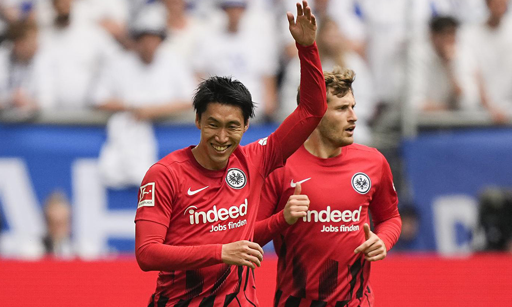 Daichi Kamada centrocampista dell'Eintracht Francoforte