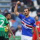 Manolo Gabbiadini contro il Sassuolo Serie A 2022-23