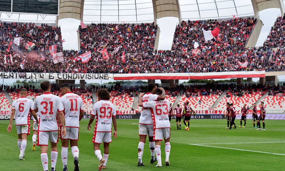 Il Bari allo stadio San Nicola