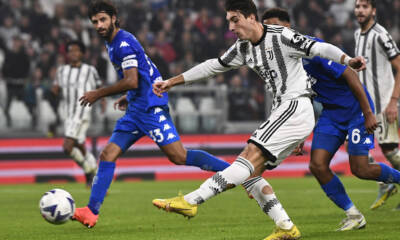 Fabio Miretti contro l'Empoli