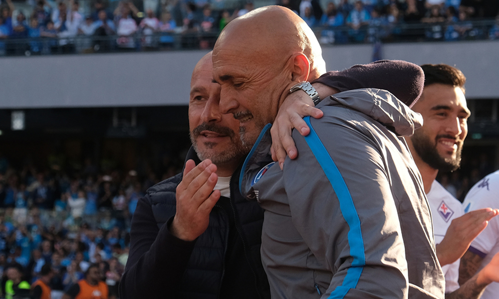 Spalletti con Italiano