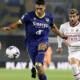 Hernandez contro Faraoni in Verona-Milan del campionato di Serie A 2022-23