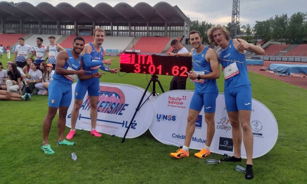 Italia 4x400 Annecy