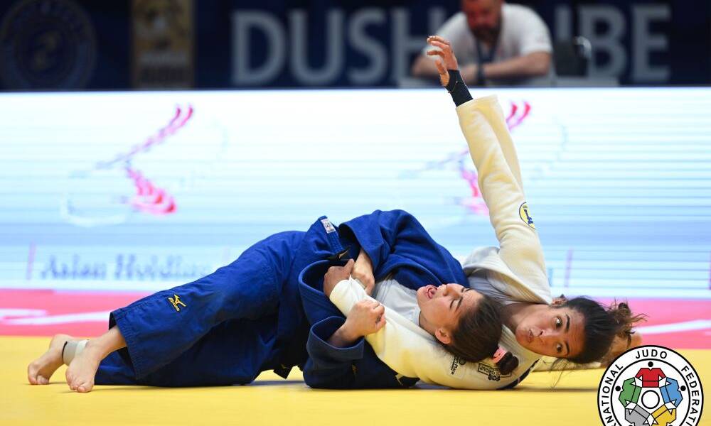 Judo, Großer Preis von Duschanbe 2023: Doppeltes blaues Podium in -57 kg mit Capanni Dias und Toniolo