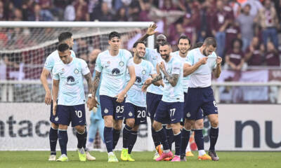 esultanza Inter a Torino