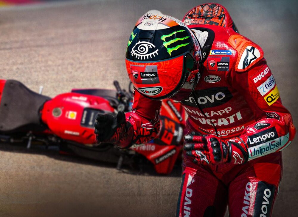 MotoGP, mai una gioia per Francesco Bagnaia a Motegi nella Classe Regina. Nel 2022 una caduta evitabile. Ma in Moto2…