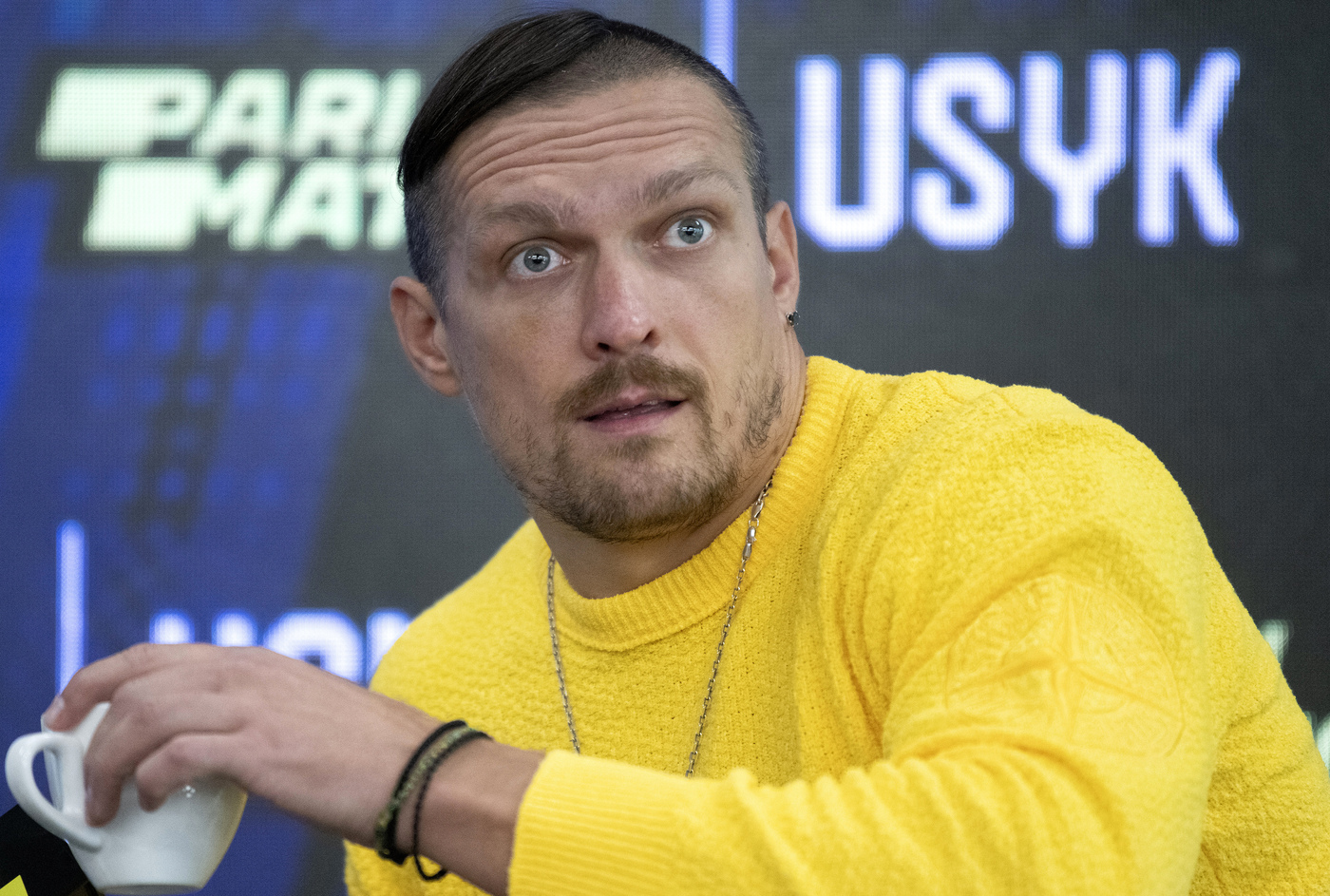 Usyk Conferenza Stampa LaPresse