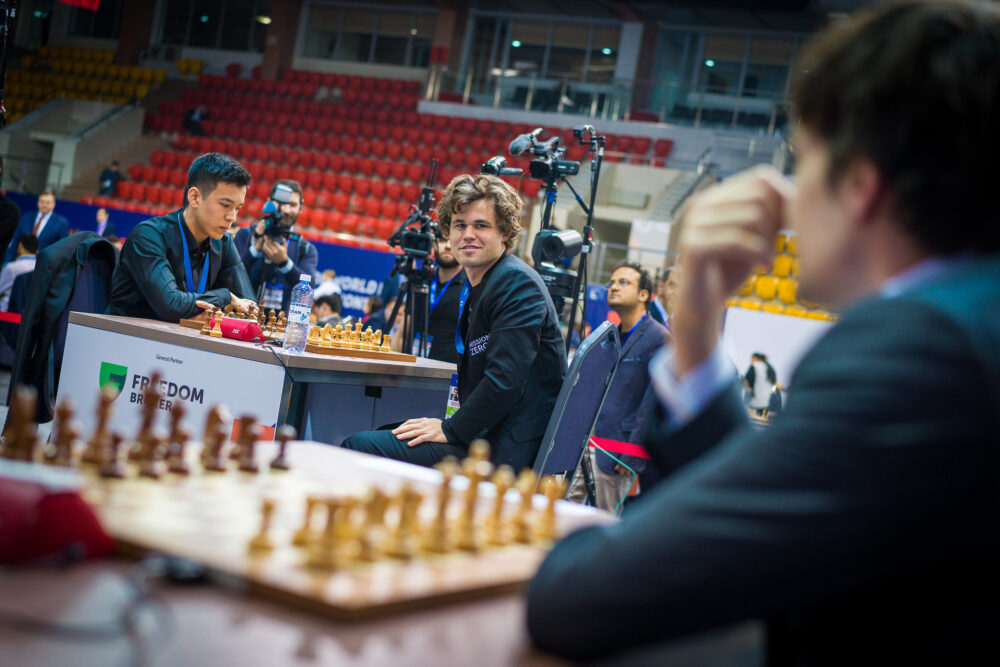 Magnus Carlsen, Nodirbek Abdusattorov